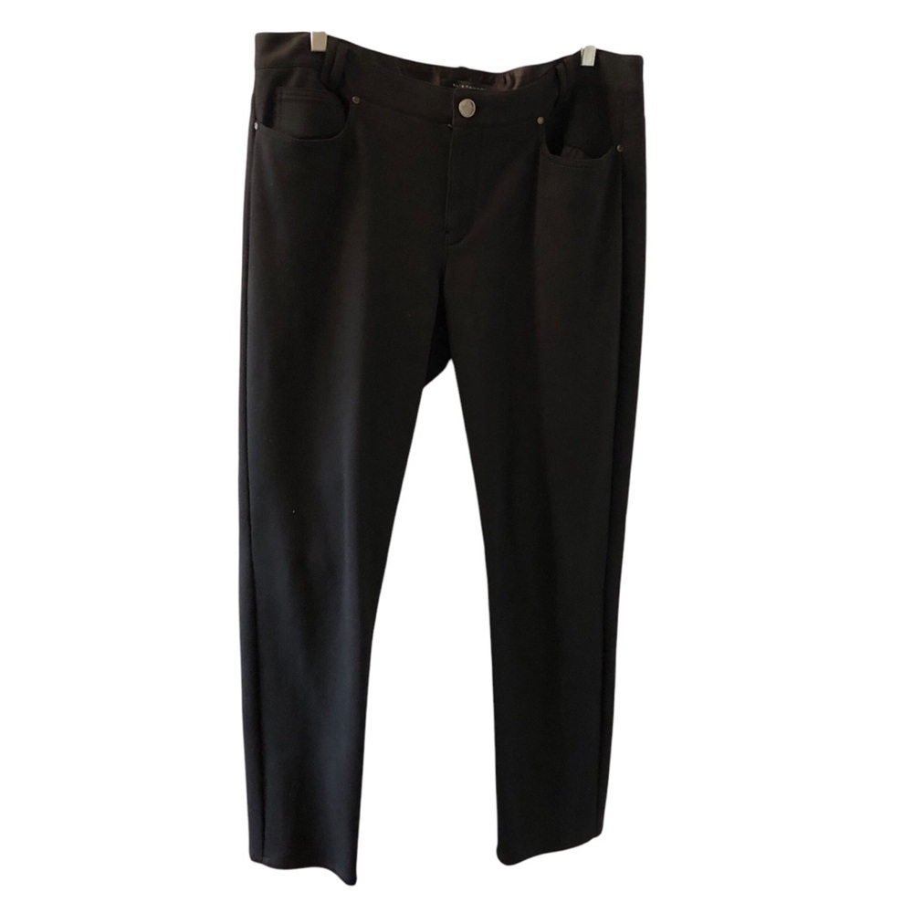 Ellie Tahari Classic 5 Pocket Black Pants Size 14
